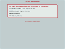 Tablet Screenshot of it-support.swisseducation.com